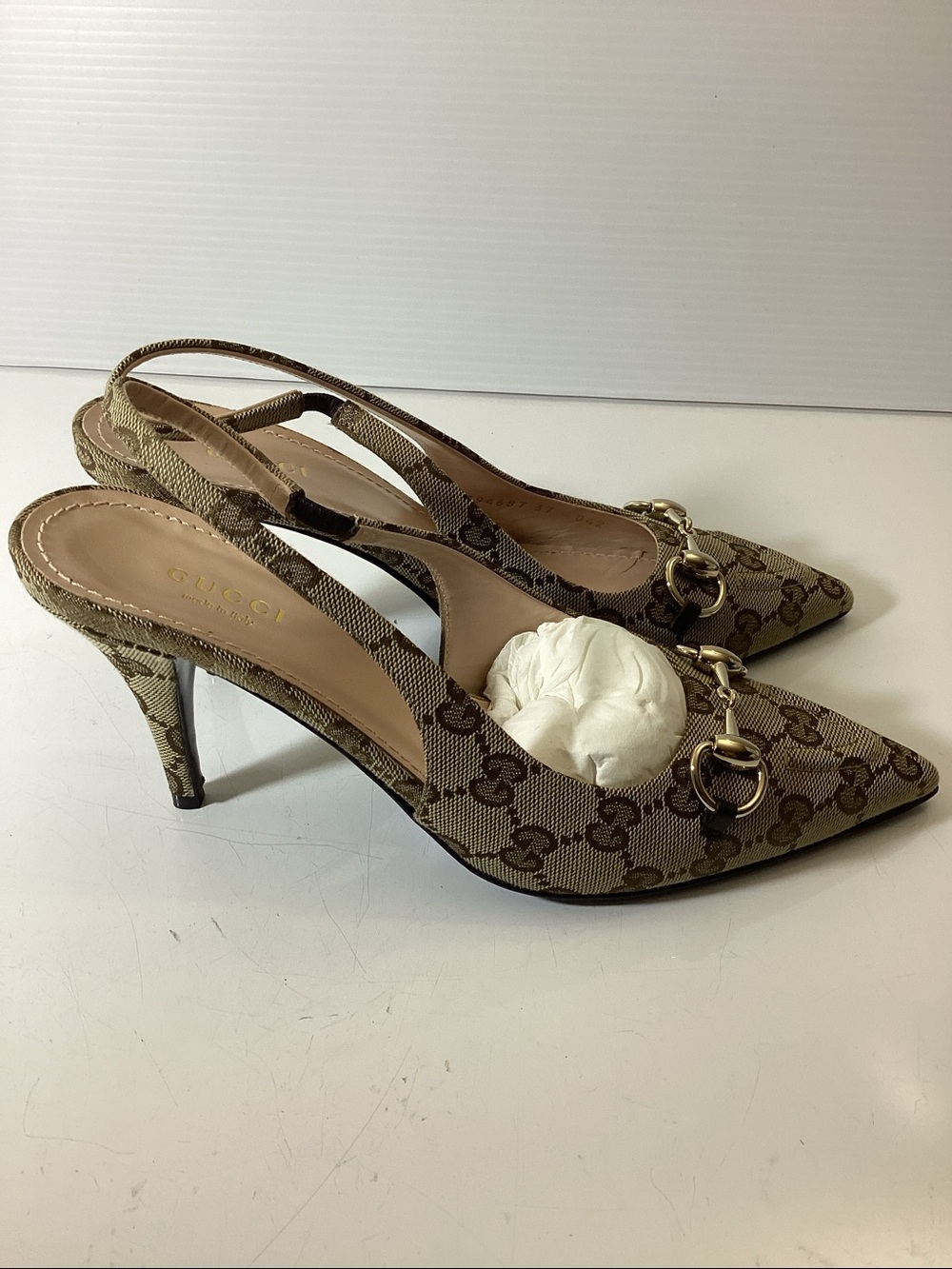 Gucci
Women's Horsebit Slingback Pumps - Picture 8 of 16